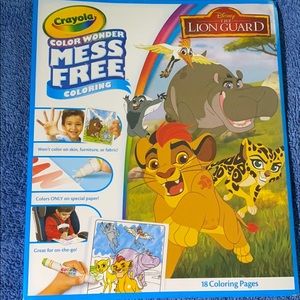 Crayola color wonder mess free the lion Guard 18pg